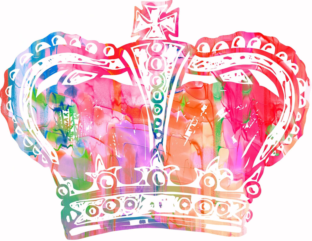 Water color of a royal crown. 