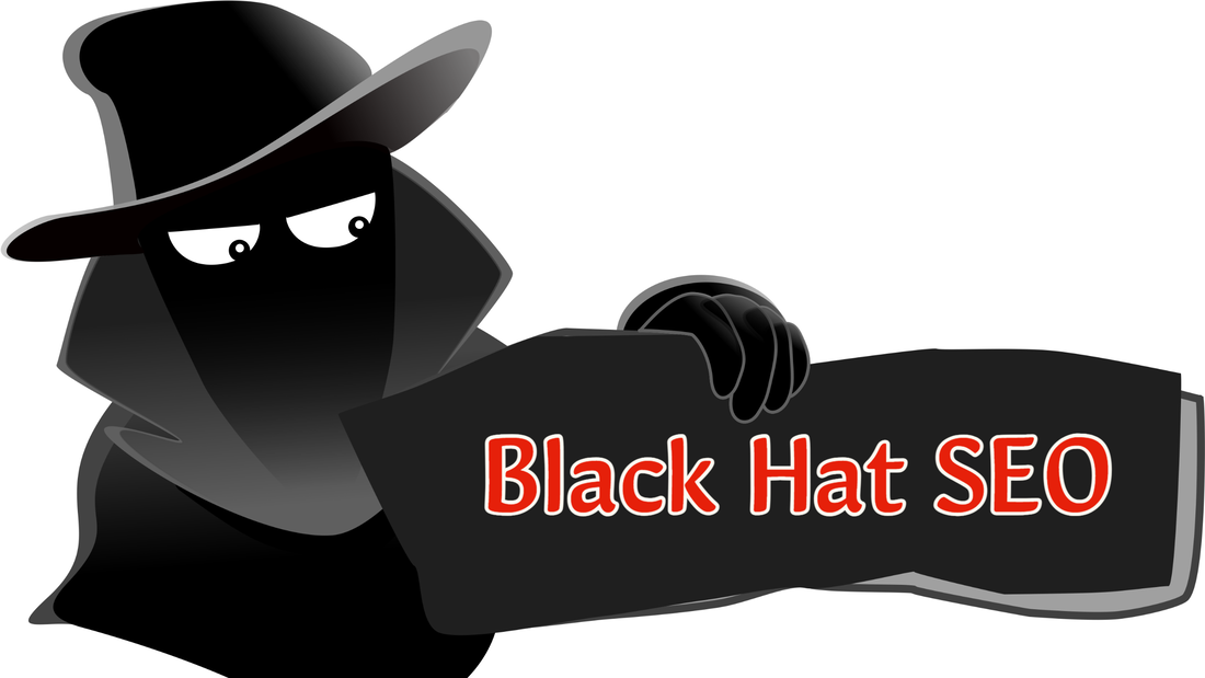 Shadowy figure in a black hat holding a sign that says 